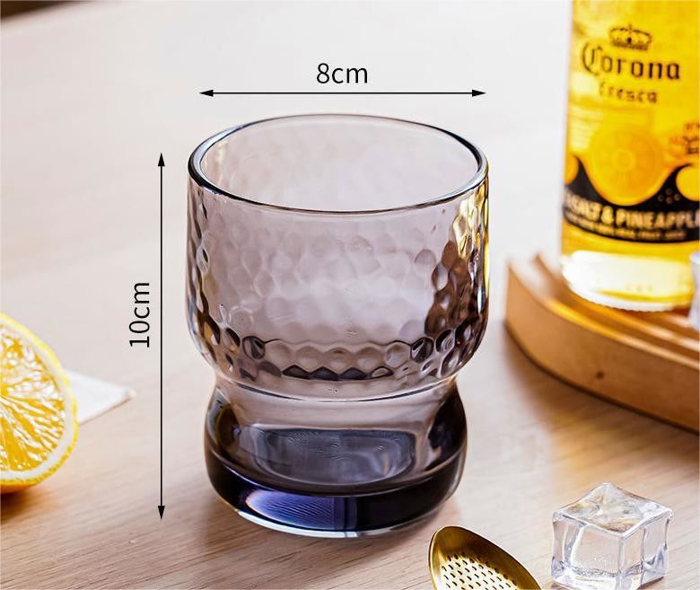 300ml Clear Glass Tumbler Water Cups For Daily Use