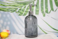 Hotel Bathroom Glass Soap Dispenser Bottles with Durable  Reusable Toothbrush Holder Soap Holder