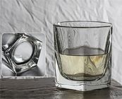 220ml Clear Whisky Glass Tumbler Water Cups for Cocktails Beverage Daily Use