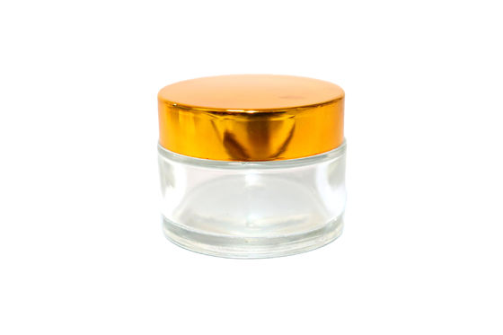 50ML 선명한 유리 화장품 용기 나사 뚜?? 가 있는 유리 샘플 용기